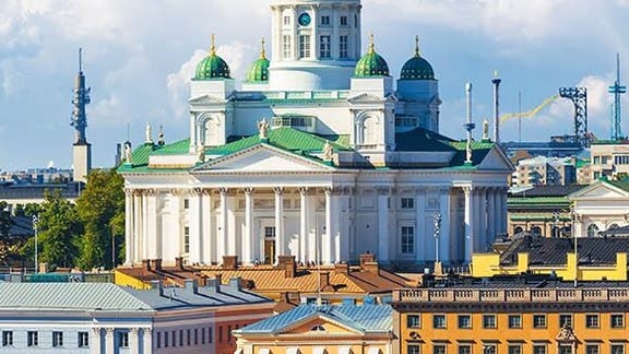 Panoramic view of Helsinki, Finland