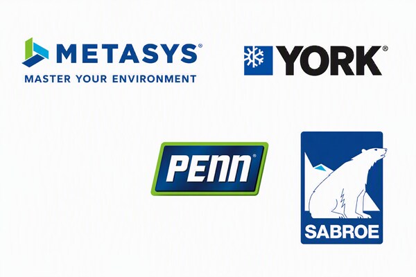 Logos of Johnson Controls brands